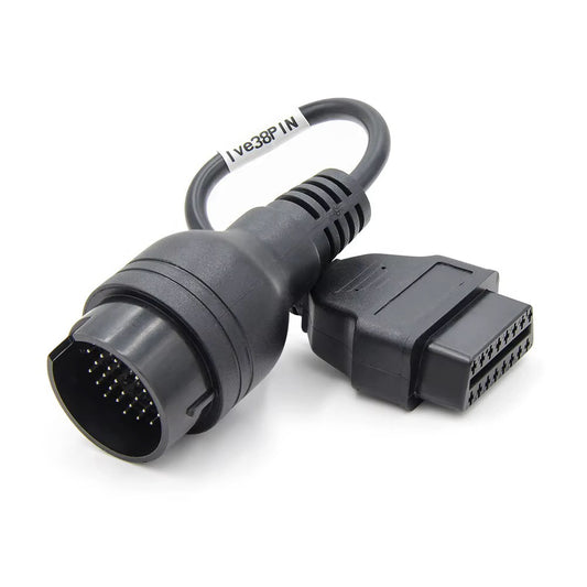 OBD2 adapterkabel til Iveco lastebil 38 pin
