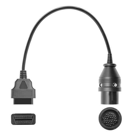 Mercedes Benz 38 pin diagnosekontakt til 16 pin OBD2-tilkobling