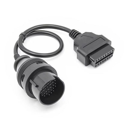 Mercedes Benz 38 pin diagnosekontakt til 16 pin OBD2-tilkobling