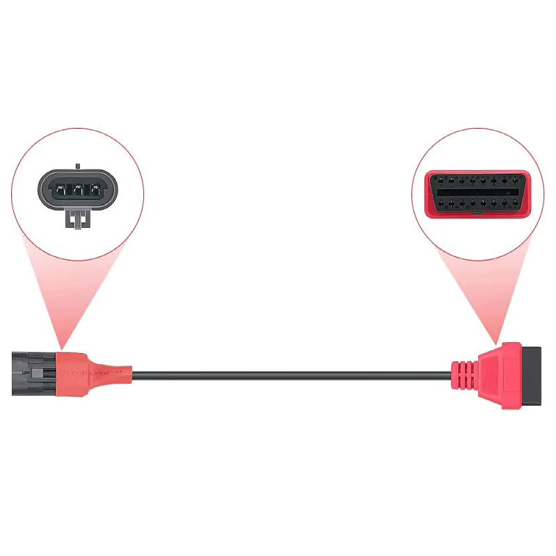 OBD2 adapterkabel til SYM motorsykkel 3 pin