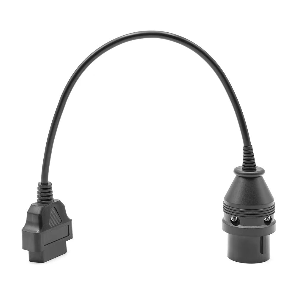 Mercedes Benz 38 pin diagnosekontakt til 16 pin OBD2-tilkobling