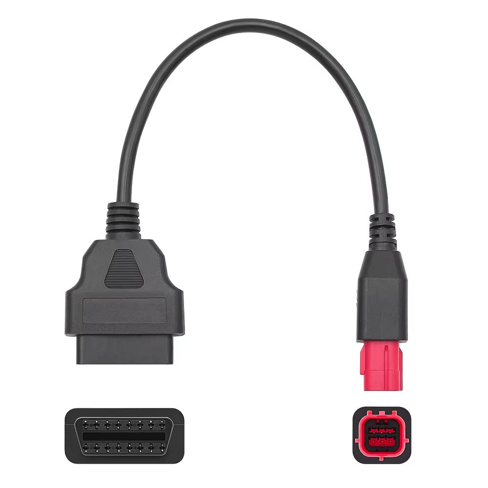 OBD2-adapterkabel til Honda motorsykkel – 6-pin