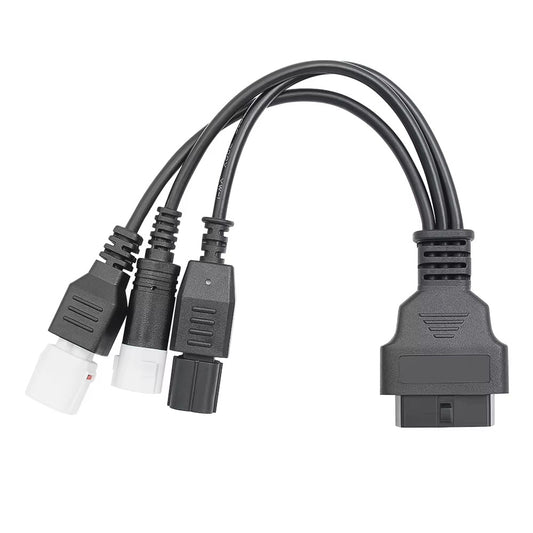 OBD2-adapterkabel til Yamaha og Honda  3 pin, 4 pin, 6 pin – 3-i-1