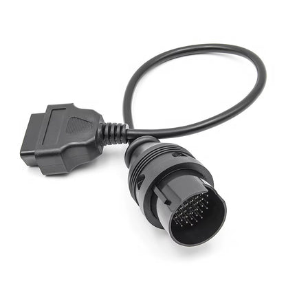 Mercedes Benz 38 pin diagnosekontakt til 16 pin OBD2-tilkobling