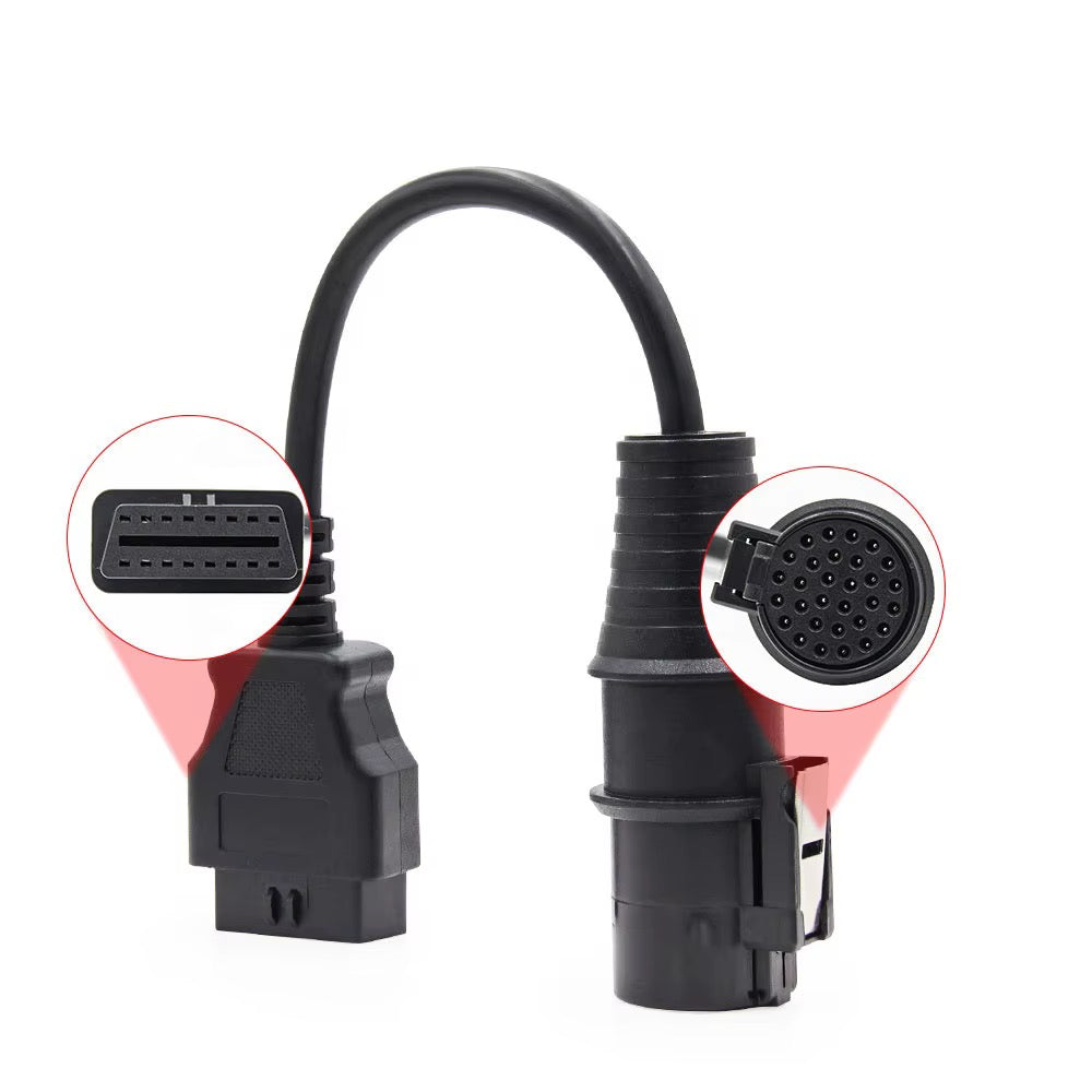 OBD2 adapterkabel til Iveco lastebil 30 pin