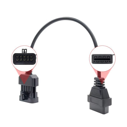 OBD2 adapterkabel til Opel 10 pin