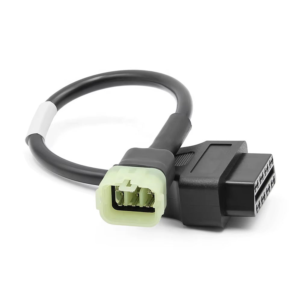 OBD2 adapterkabel til Kawasaki motorsykkel 6 pin