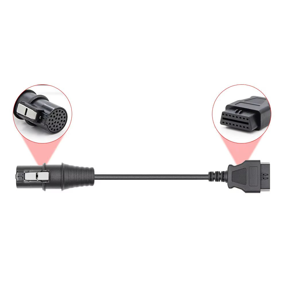 OBD2 adapterkabel til Iveco lastebil 30 pin