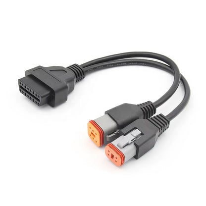 OBD2 adapterkabel til Harley Davidson 4 pin og 6 pin