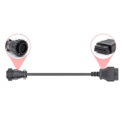 OBD2 adapterkabel til Mercedes-Benz lastebil 14 pin