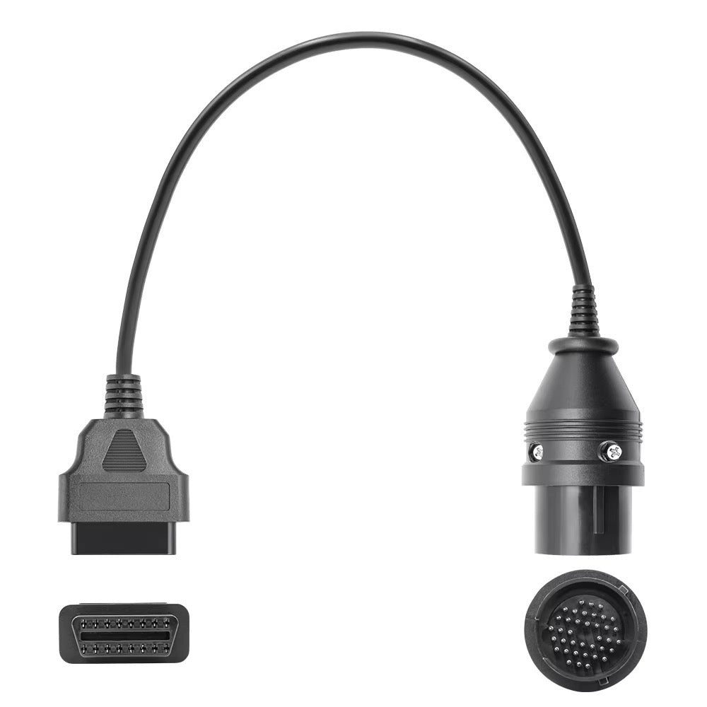 Mercedes Benz 38 pin diagnosekontakt til 16 pin OBD2-tilkobling