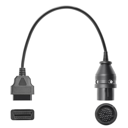 Mercedes Benz 38 pin diagnosekontakt til 16 pin OBD2-tilkobling