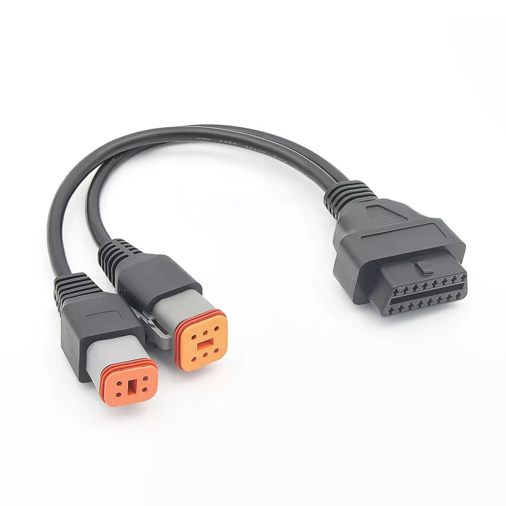 OBD2 adapterkabel til Harley Davidson 4 pin og 6 pin