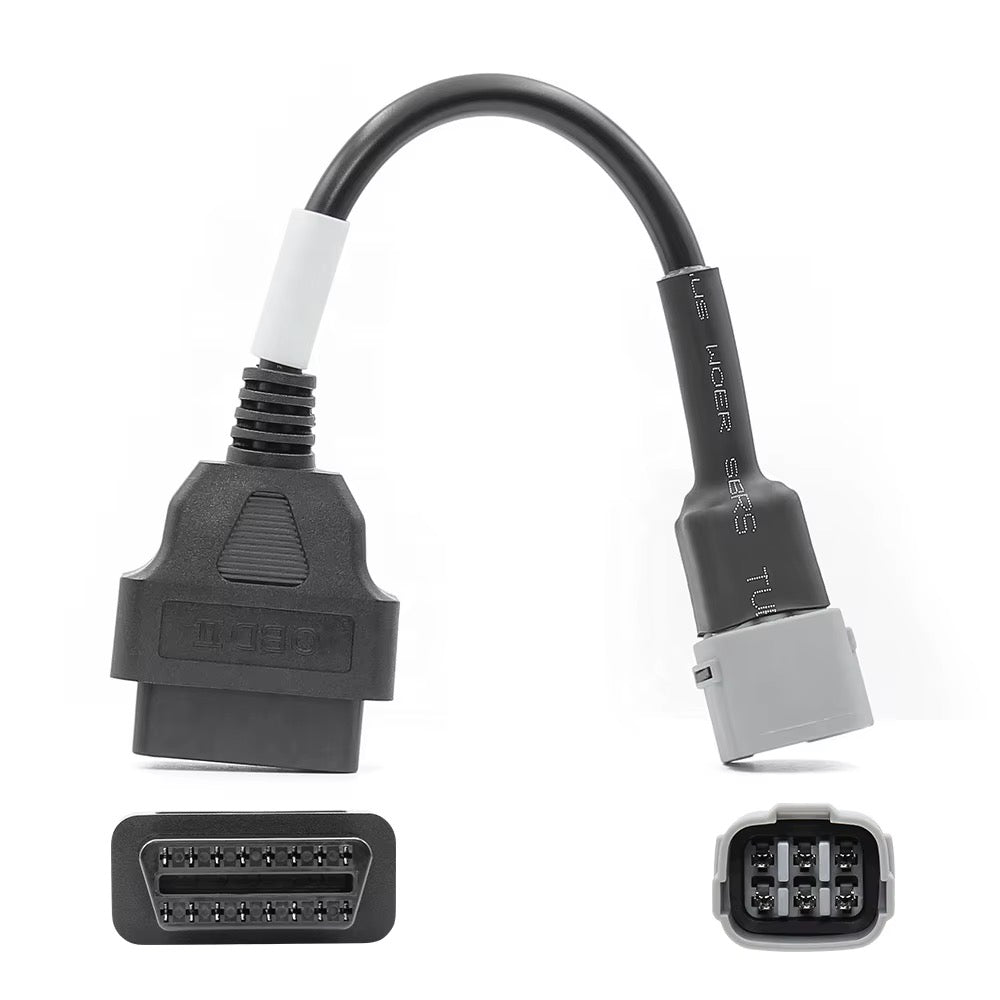OBD2 adapterkabel til Suzuki motorsykkel 6 pin