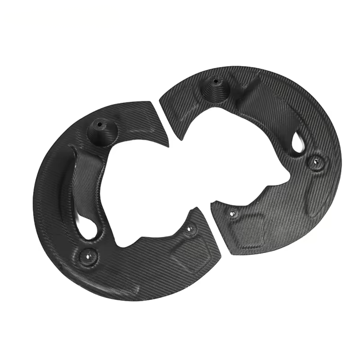 Bremsskjold i Dry Karbon Foran G8x