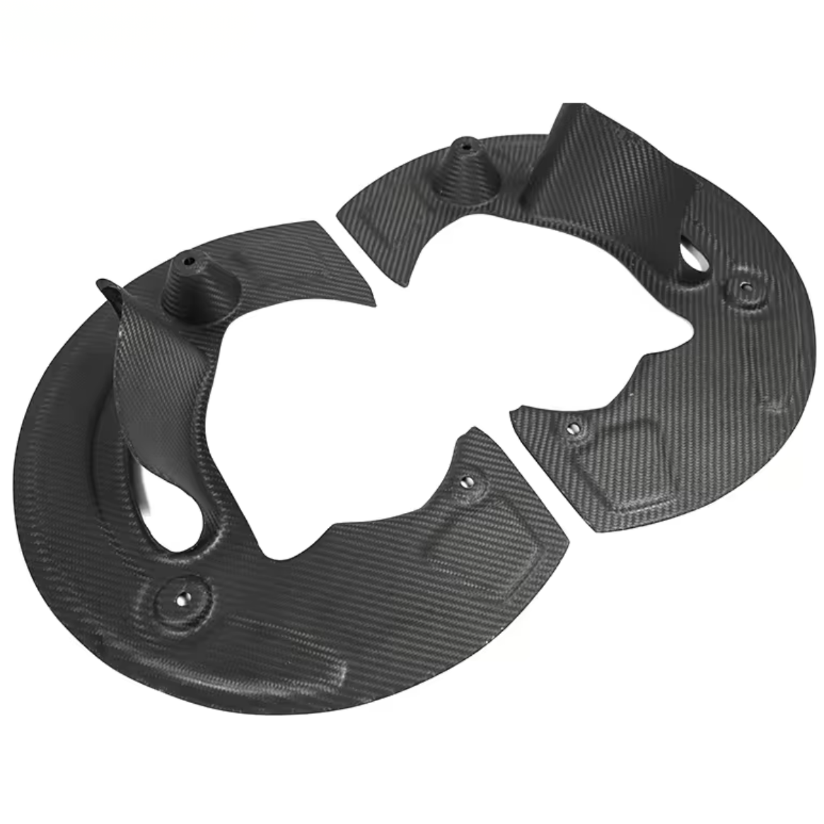 Bremsskjold i Dry Karbon Foran G8x